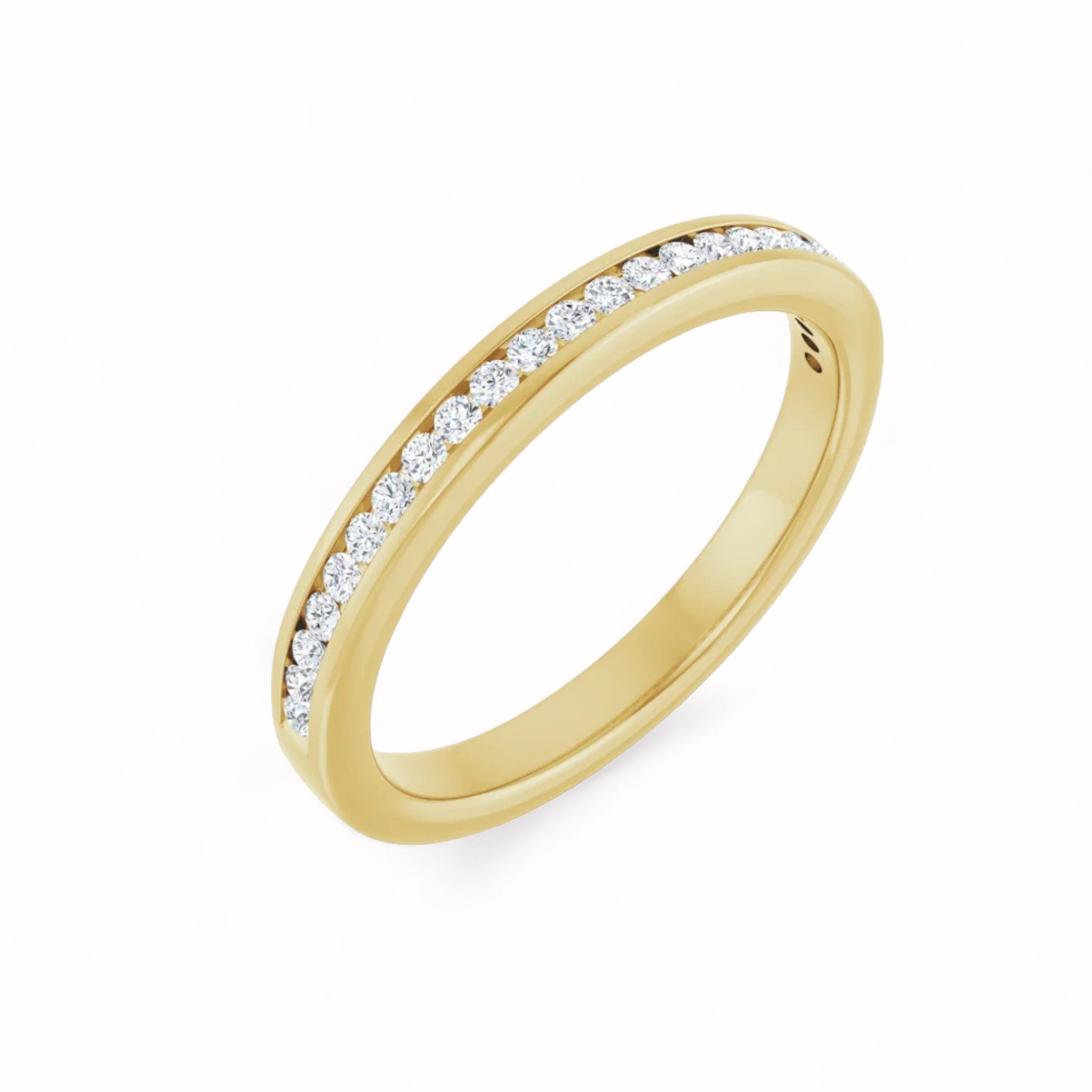 Black Diamond - Women’s Ring - ATHENA - 14K Yellow Gold - 1/5 CTW Diamond Anniversary Band - Lady Elysium Black Diamond