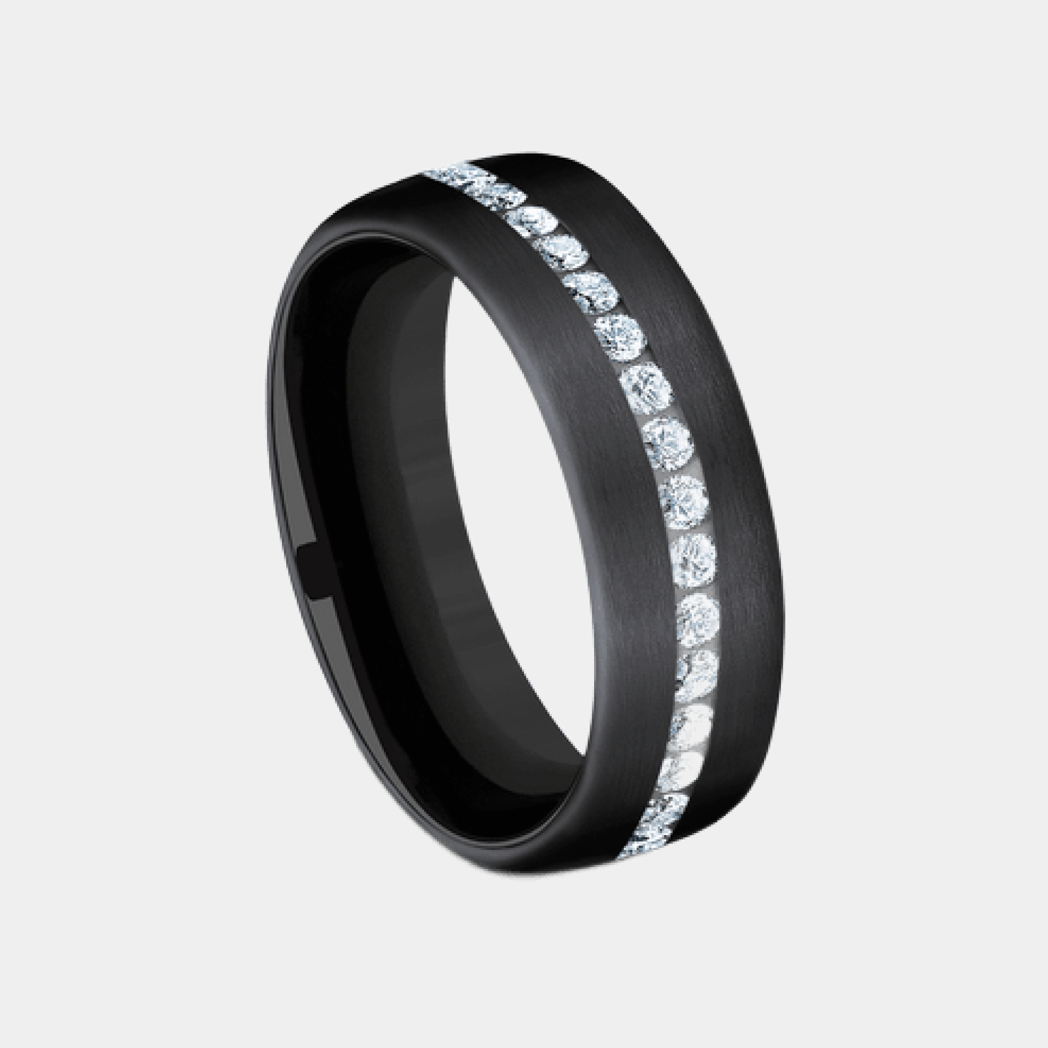 Men's Wedding Band | The Lincoln | Black Titanium | Elysium