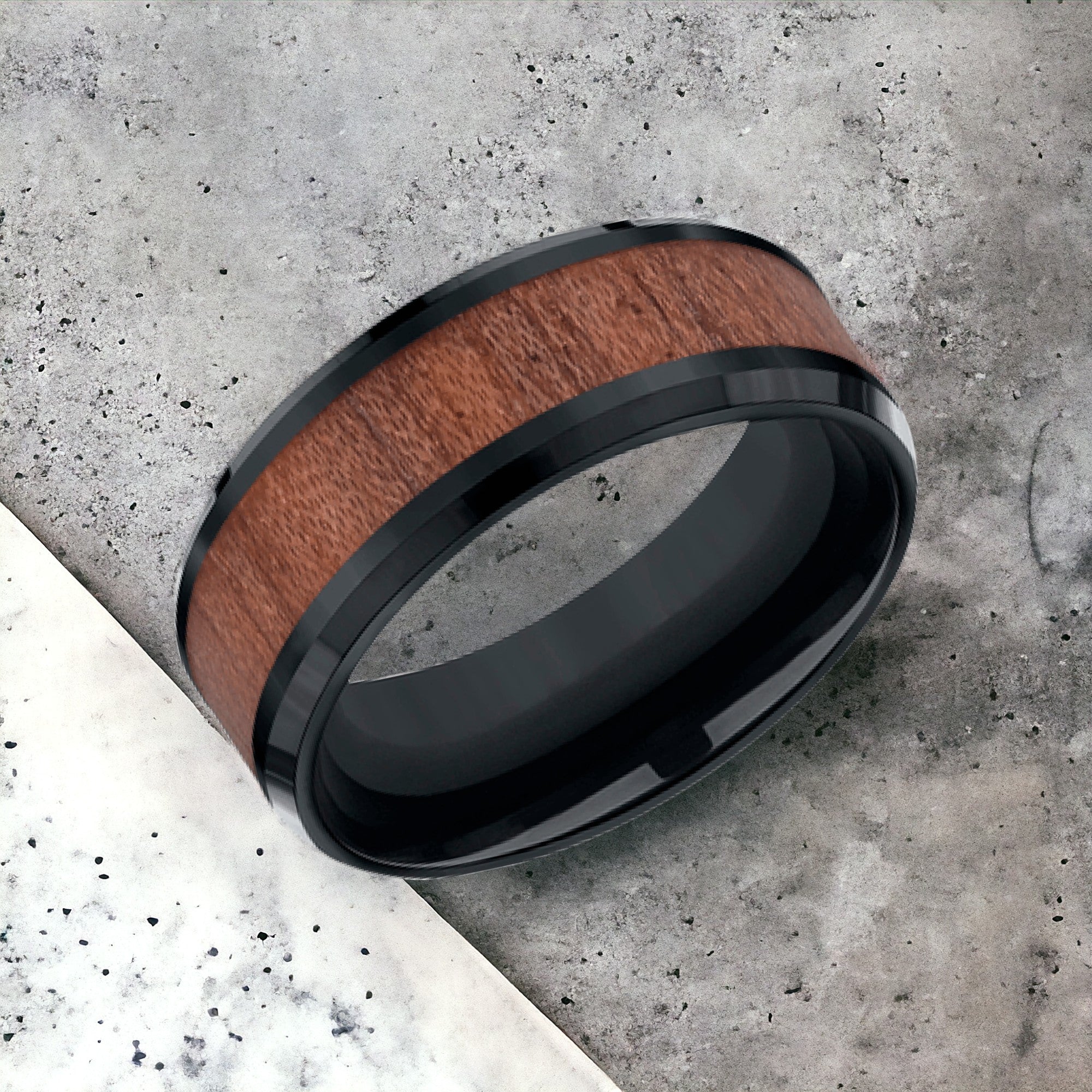 Men's Wedding Band | The Maker | Cobalt Black | Elysium